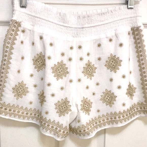 J. Crew Gold Embroidered Shorts - Picture 7 of 15